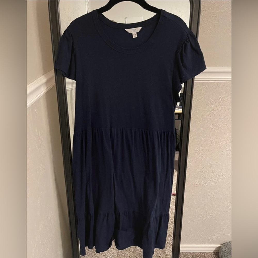 Navy Blue fit n flare dress